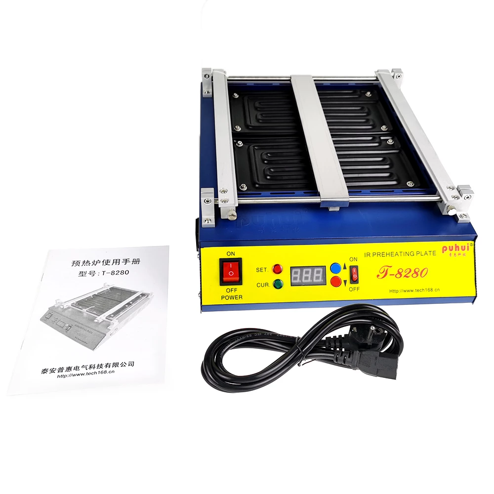 Chips Preheating Plate T-8280 With 280*270mm Work Size