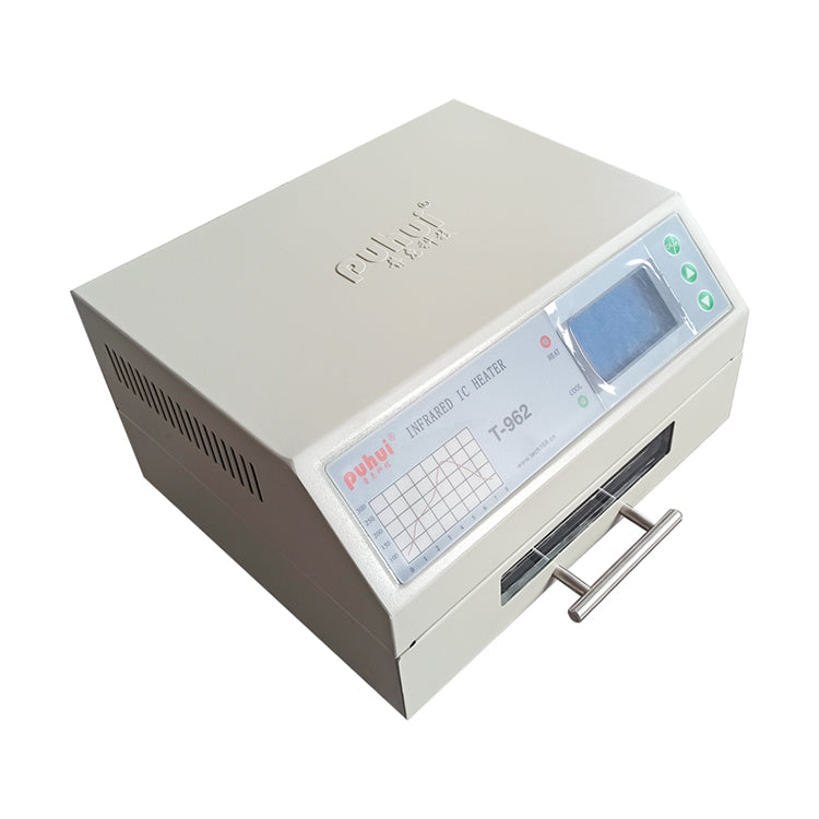 Puhui SMD Mini Reflow Oven T-962 800w Infrared Ic Heater For PCB Soldering