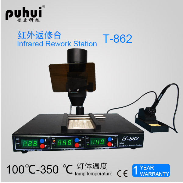 BGA Rework Station T-862 for components chips ≤25mm desolder