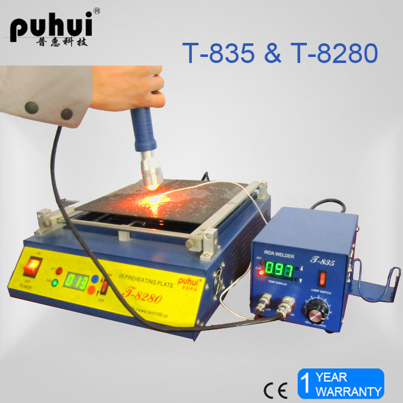 Hand-held BGA Rework Station Ir Welder T-835