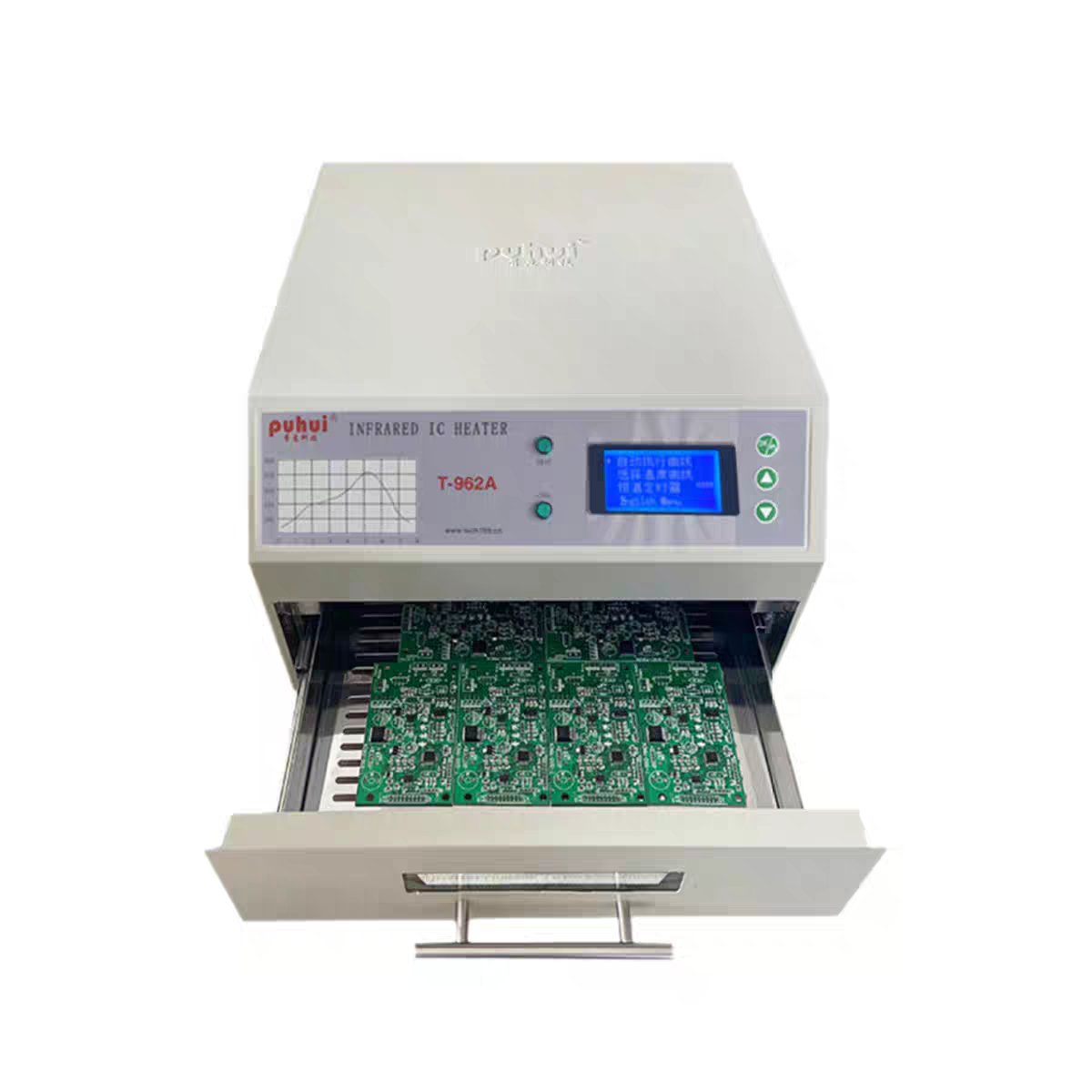Puhui Smt Reflow Oven T-962A 1500w Infrared Ic Heater For PCB Soldering