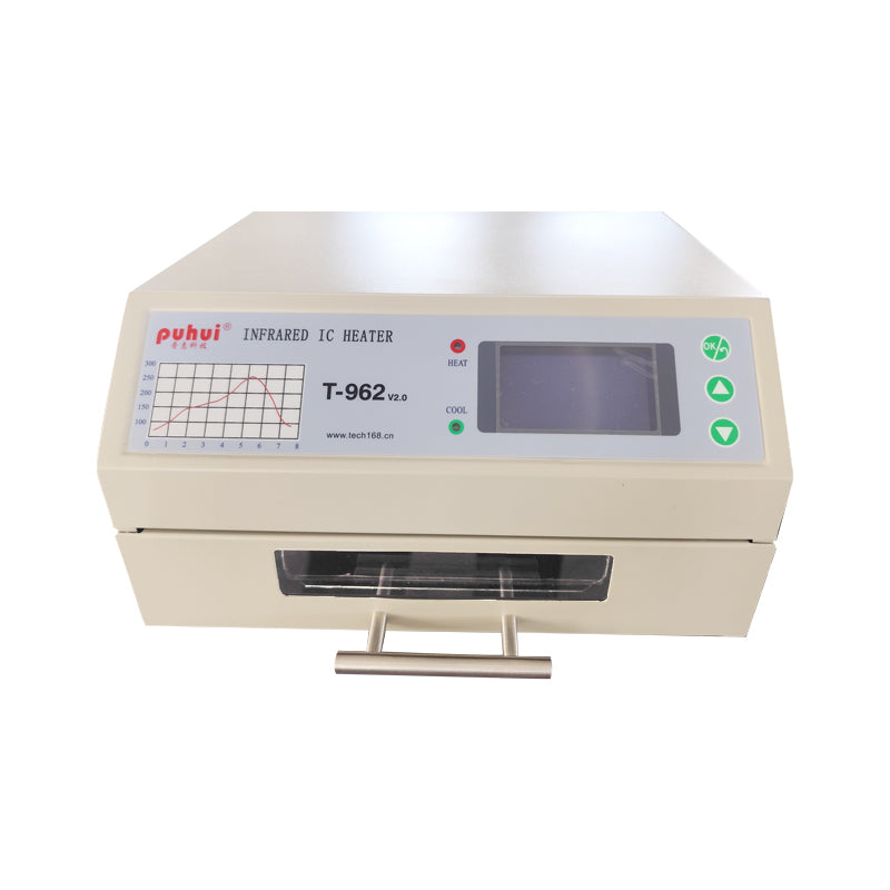 Newest Puhui Smt Mini Reflow Oven T-962v2.0 Infrared Ic Heater For PCB Soldering