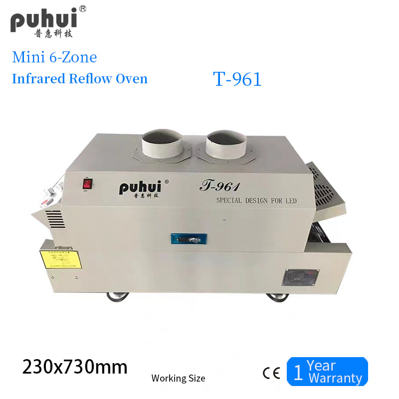 Mini Channel Reflow Oven T-961