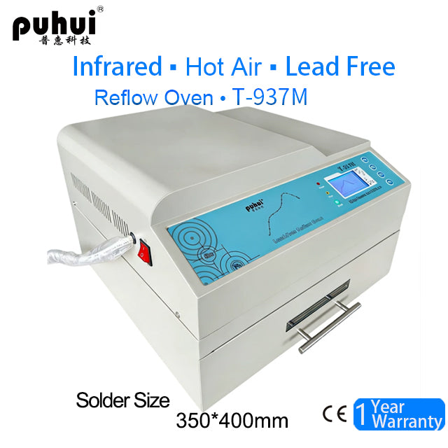 Infrared Hot Air lead Free Reflow Oven T-937M