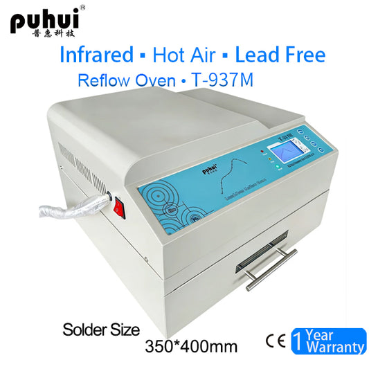 Infrared Hot Air lead Free Reflow Oven T-937M