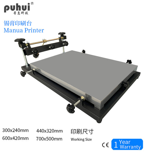 Manual Solder Paste Stencil Printer