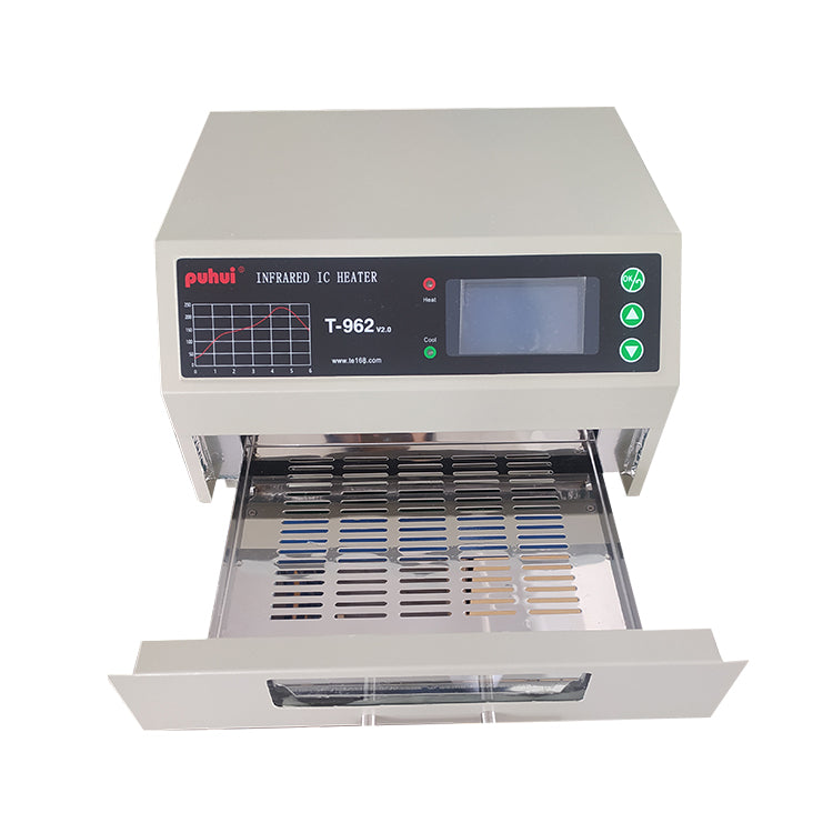 Newest Puhui Smt Mini Reflow Oven T-962v2.0 Infrared Ic Heater For PCB Soldering
